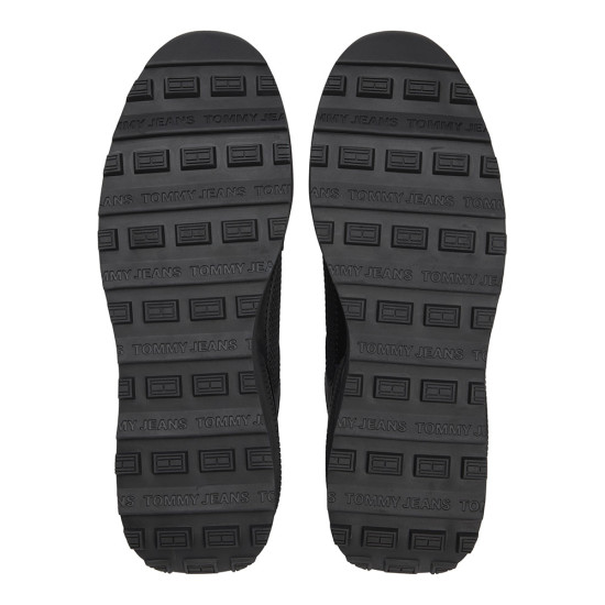 Tommy Hilfiger Suede Cleat Mixed Texture Trainers